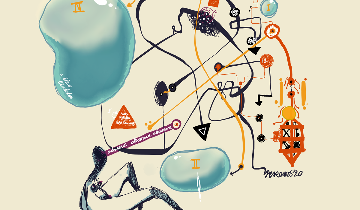 Bardakos, J. (2020). Ateleological arrows and bubbles. Digital. Bardakos, J. (2020). Ateleological arrows and bubbles. Digital.